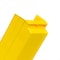 Global Industrial Shelf Storage Bin, Polypropylene, Yellow, 4 in H 184837YL - alternate 5